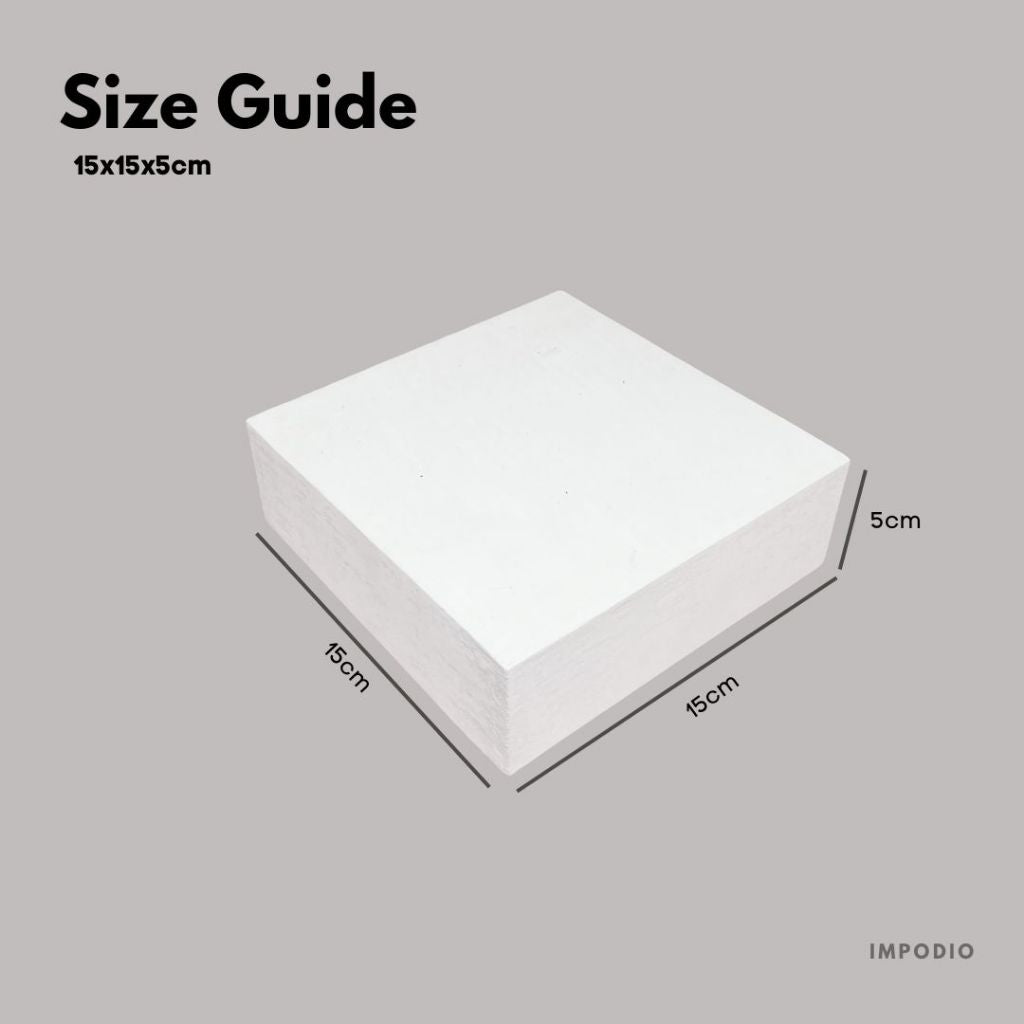 IMPODIO Podium display produk - kubus balok kotak kayu berbagai ukuran - props foto