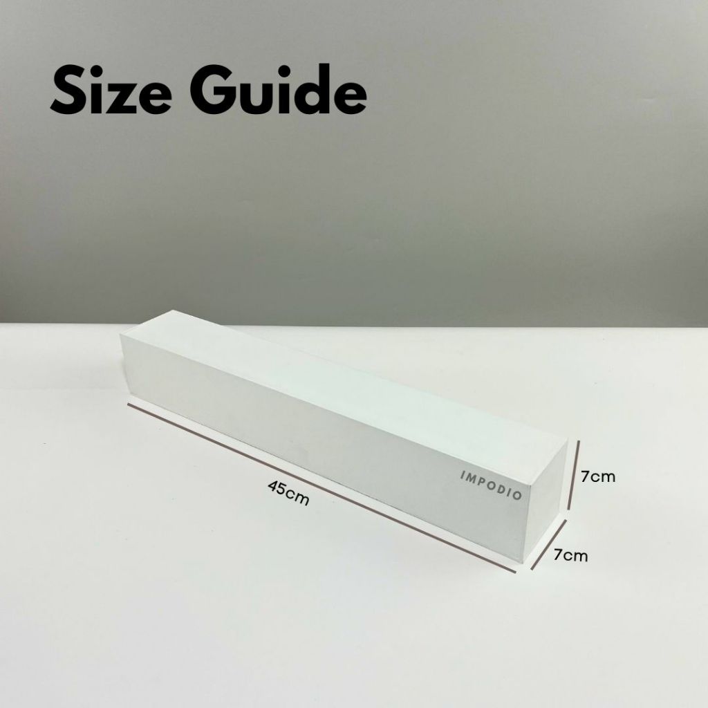 IMPODIO Tangga Podium Kayu Panjang 3 Ukuran - Display Produk Props Foto