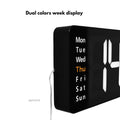 IMPODIO Jam Dinding Digital LED Alarm Timer Calendar Minimalist - dalam penggunaan