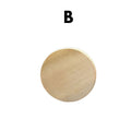 IMPODIO Tatakan Gelas kayu coaster - props foto - background putih