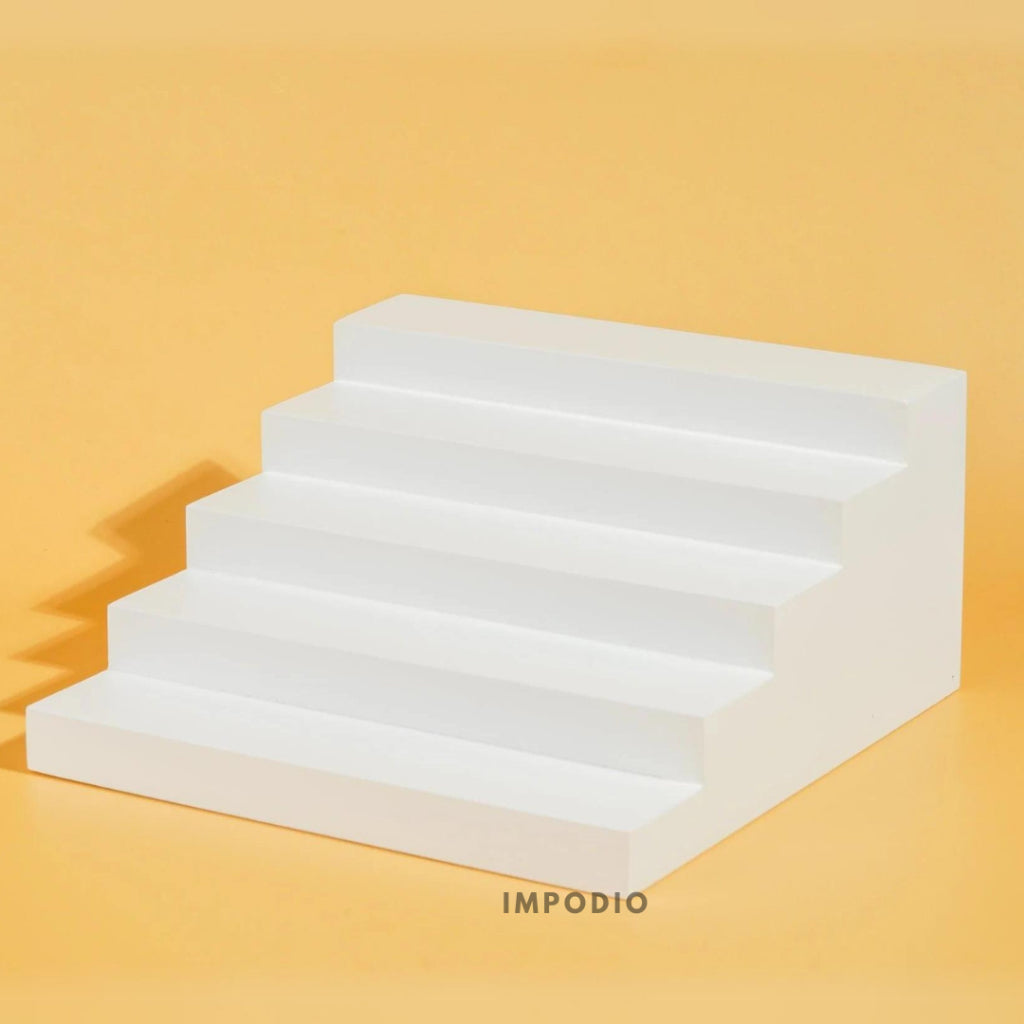 IMPODIO Tangga Podium Kayu 20x20x10cm - Leveling Foto Produk - Props display photo produk
