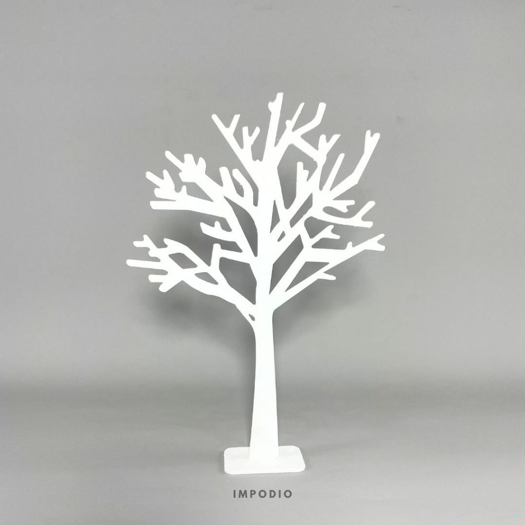 IMPODIO Wooden Tree Jewelry Display -  Pohon Kayu Aksesori foto produk