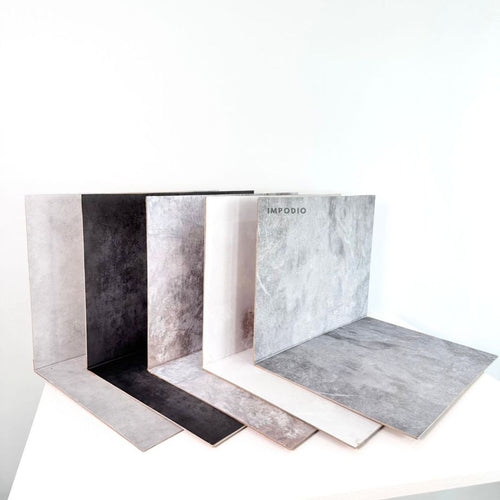 IMPODIO Alas Foto Lipat Motif Cement Medium Size Ukuran A2 (60x44cm) - tampak samping