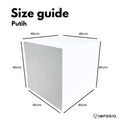 IMPODIO Podium Kayu Bentuk Kubus Kotak Jumbo 2 Ukuran - foto 12
