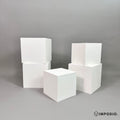 IMPODIO Podium Display Produk Kotak Kayu 2 Ukuran (30x30x30 cm & - detail produk