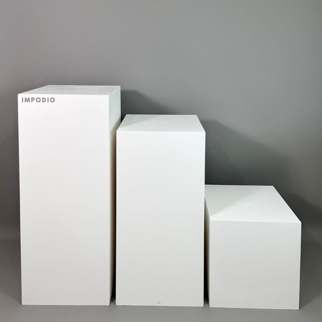 IMPODIO Kotak podium kubus SUPER JUMBO 120x50x50 cm - kokoh dan kuat bisa tahan 100kg - Properti Photo Studio