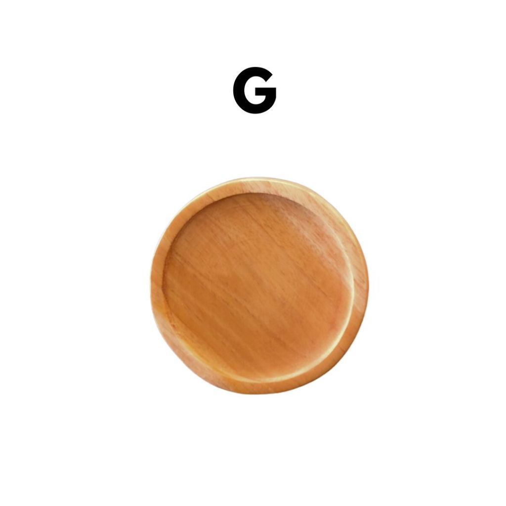 IMPODIO Tatakan Gelas kayu coaster - props foto