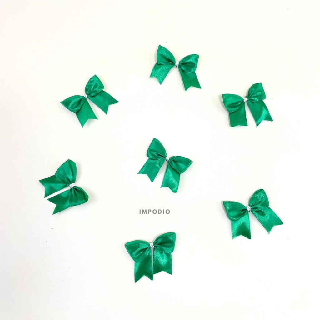 IMPODIO Mini Coquette Ribbon Pita Satin 4 Variant Warna - Dekorasi Props Foto Produk