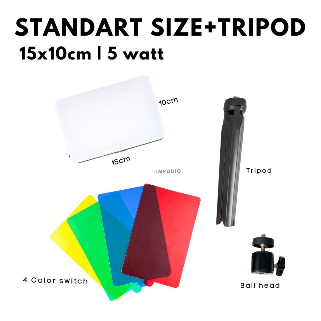 IMPODIO Led Ring Fill Light - Live tiktok photography produk