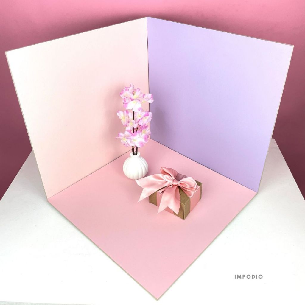 IMPODIO  Background papan Ukuran 40x40 cm - backdrop board alas fotography latar props photo product