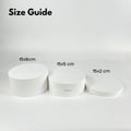 IMPODIO Bundle Set 3pcs Geometry Lingkaran 15 cm Display produk - dalam penggunaan