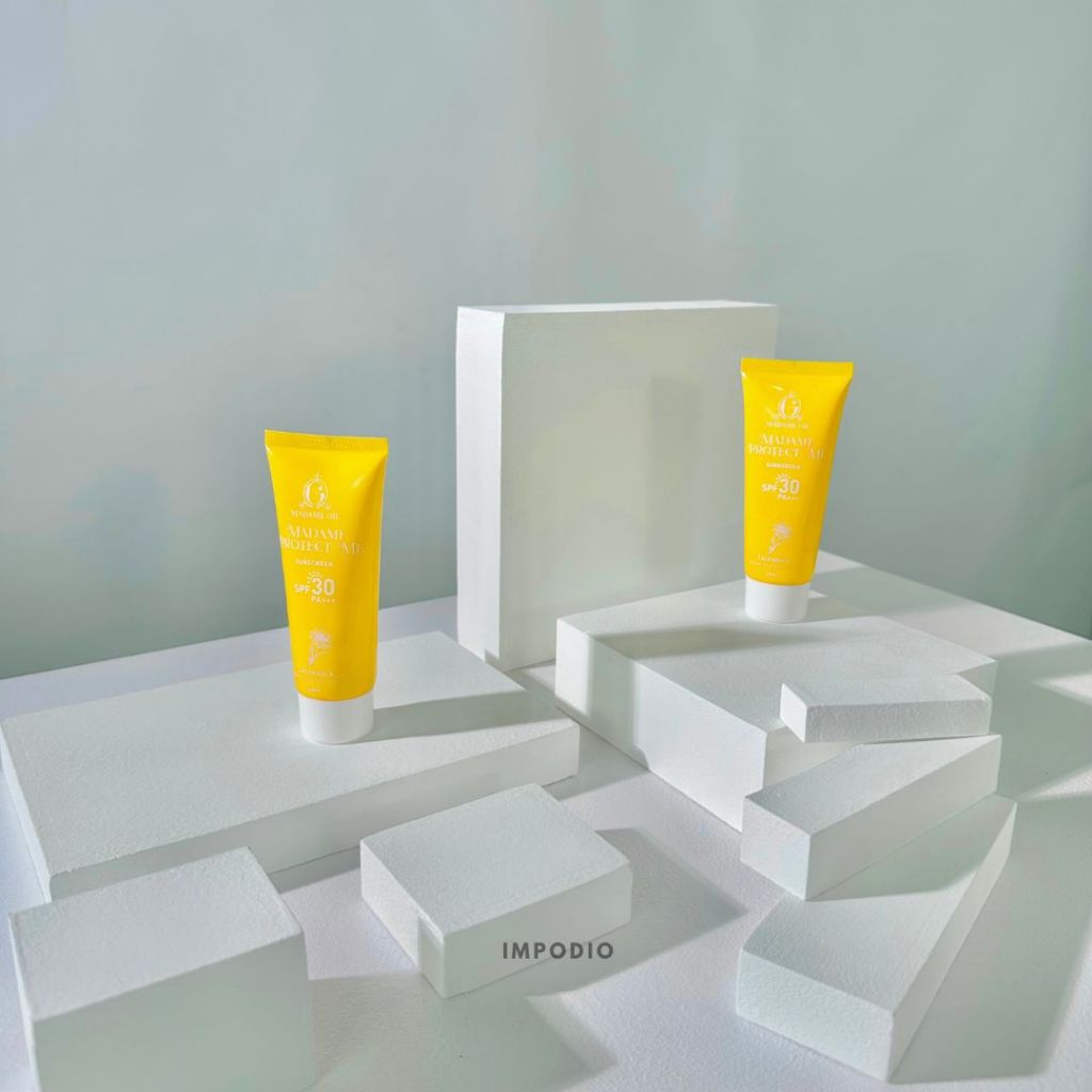 IMPODIO Podium display produk - kubus balok kotak kayu berbagai ukuran - props foto