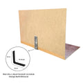 IMPODIO Alas Foto Lipat Motif Cement Medium Size Ukuran A2 (60x44cm) - close up