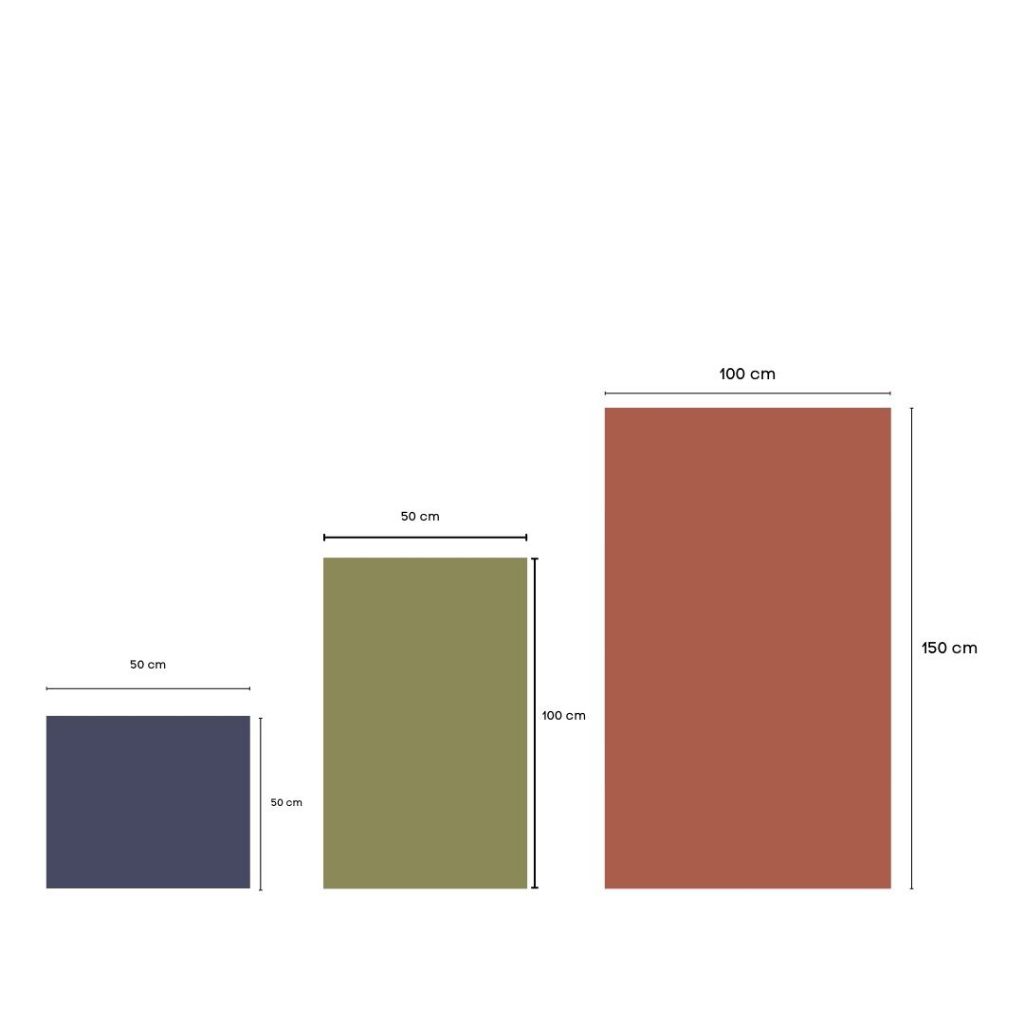 IMPODIO Dark Series paper Background Color 50x50 cm - Latar Belakang Fotografi Backdrop Produk