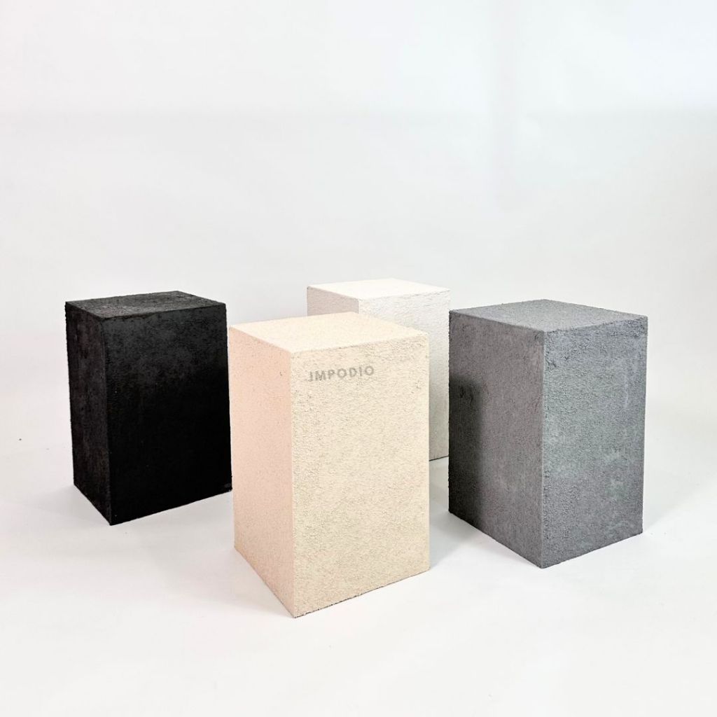 Textured Podium kotak display product ukuran 25 x 25cm - tinggi 40cm sampai 100cm - Props Foto Studio Display Produk IMPODIO