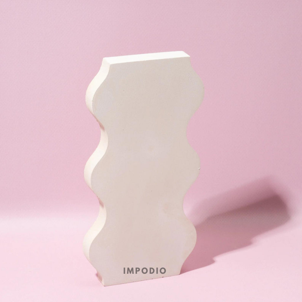 IMPODIO Geometry Wave - Props Properti Foto - wall window panel - Display produk jendela background photo