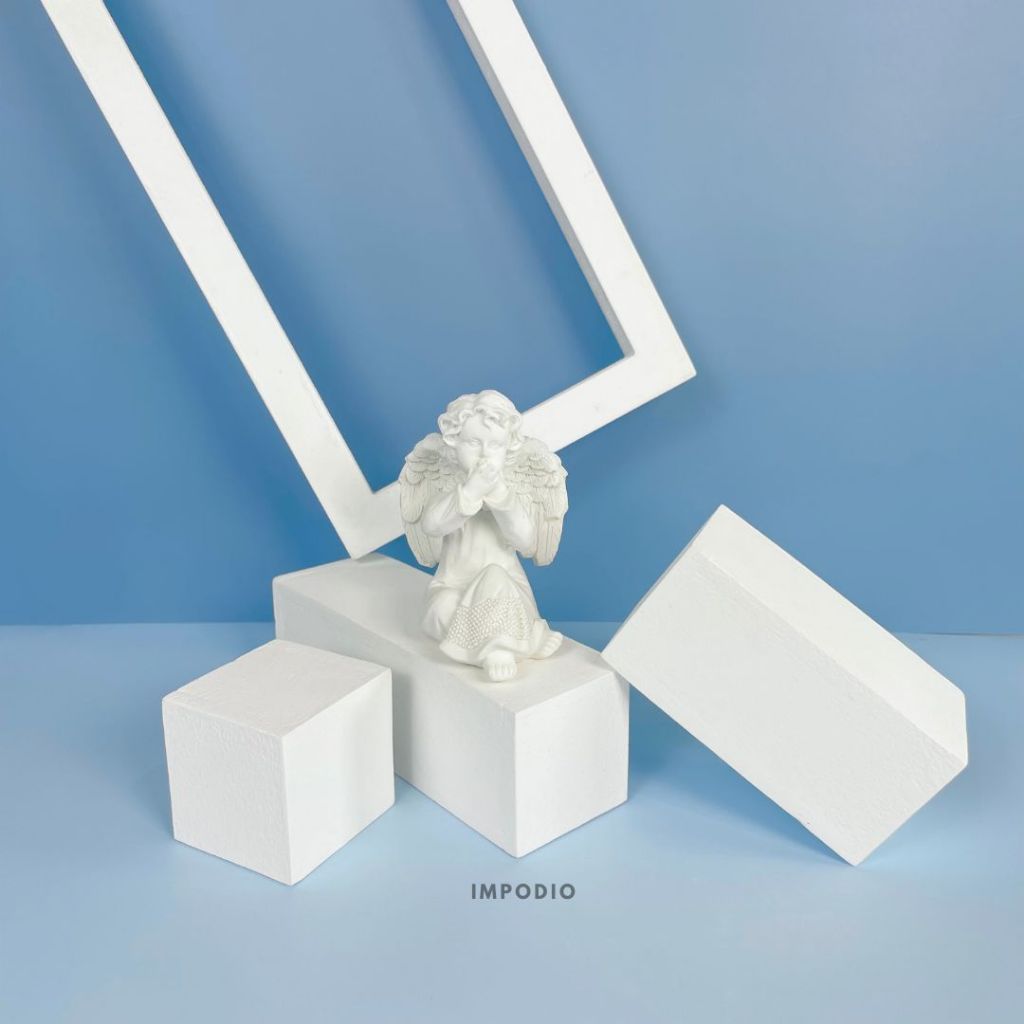 IMPODIO Podium mini balok kubus berbagai ukuran - display product photography serbaguna