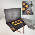 IMPODIO Alas Foto Lipat Motif Cement Medium Size Ukuran A2 (60x44cm) - packaging