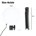 IMPODIO Lampu LED Fill Light Bulat 16cm Content Creator Lighting - close up