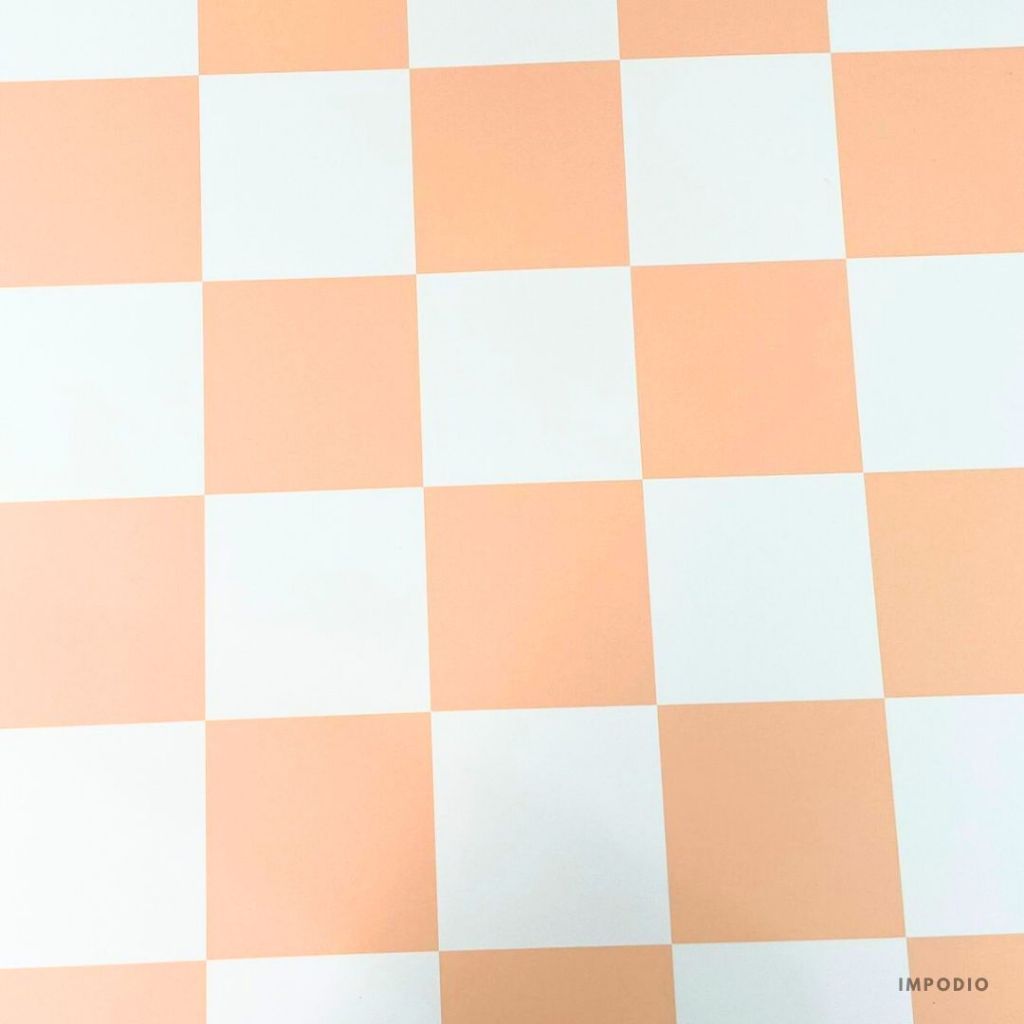 IMPODIO Background Paper Checkered Kotak-Kotak Ukuran 50x75cm - Alas Backdrop Seamless Photography
