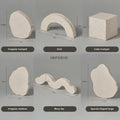 IMPODIO Set 6pcs texture Geometry Photo Props – podium leveling balok - background putih