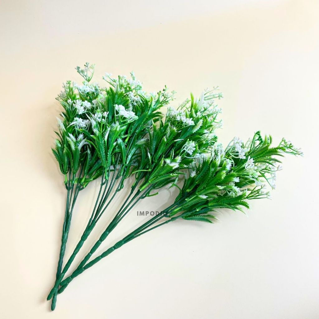 IMPODIO Bunga Baby Breath Artifical /Properti fotografi/props foto