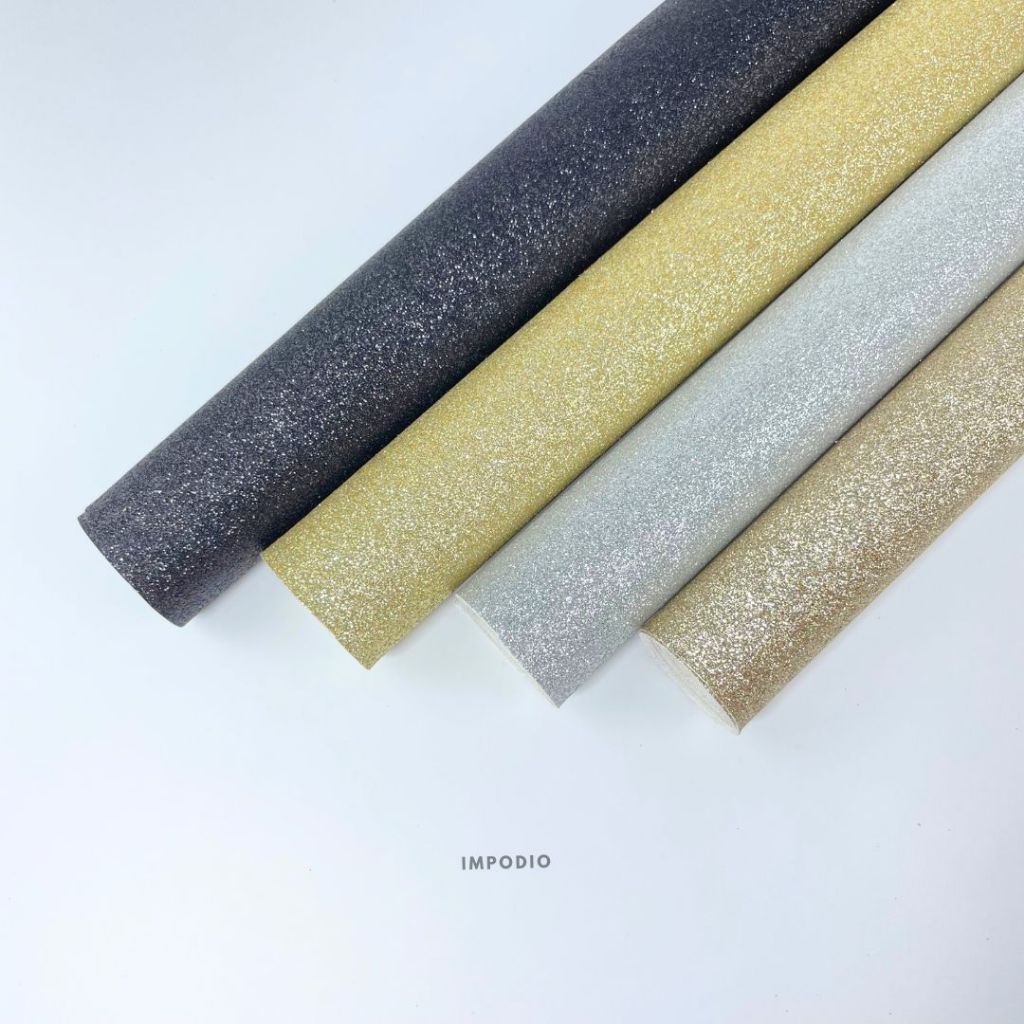 IMPODIO Background Glitter Sparkle Ukuran 70x50cm - Backdrop Studio Fotografi Produk