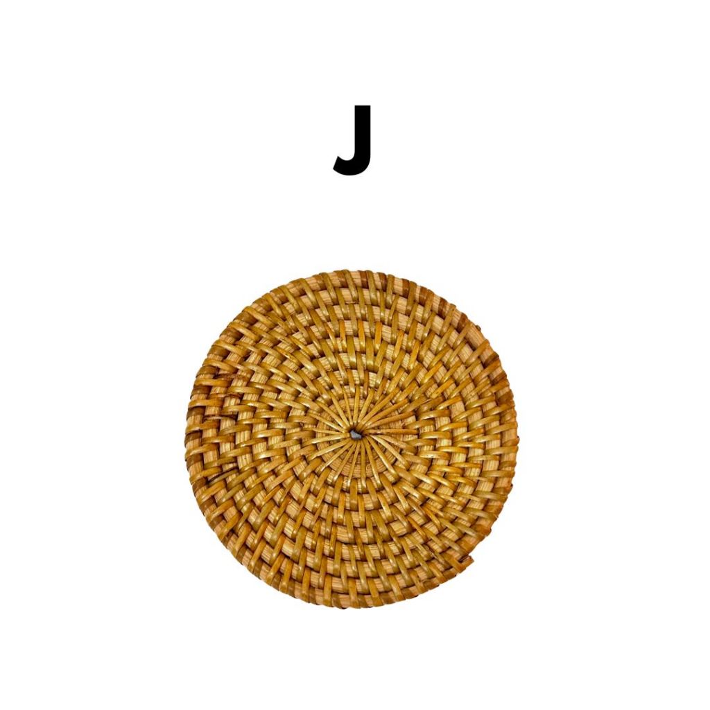 IMPODIO Tatakan Gelas kayu coaster - props foto