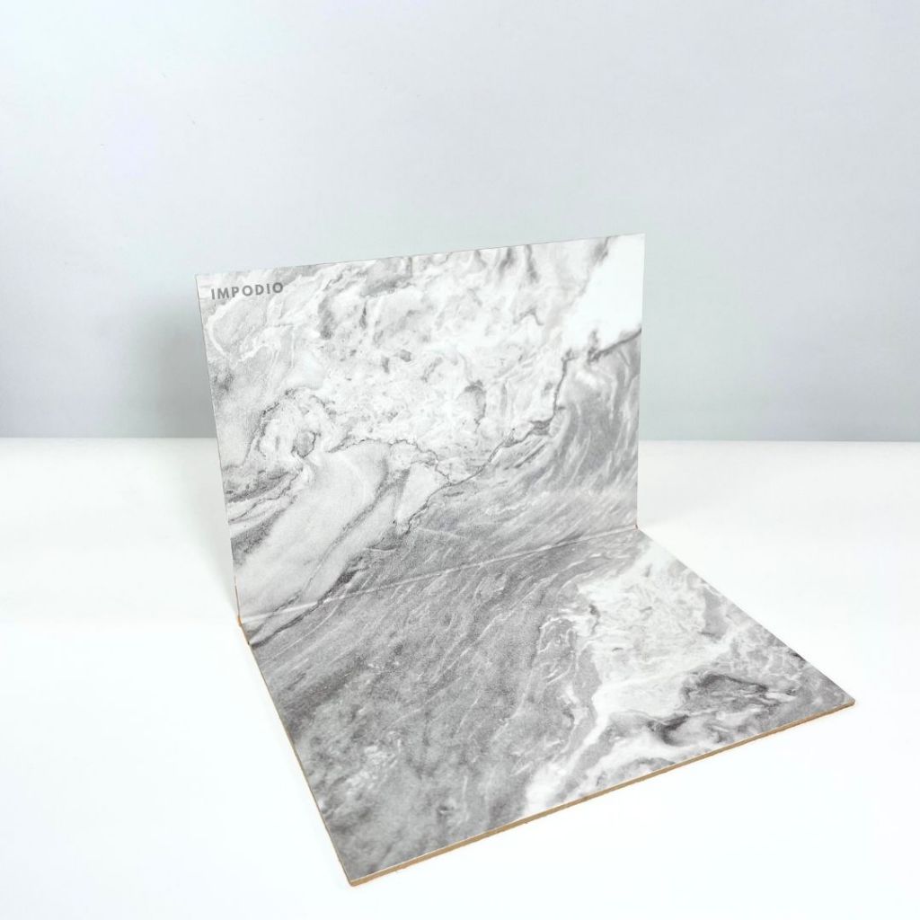 IMPODIO Alas Foto Lipat Motif Marble Ukuran A3 SMALL - background backdrop photo waterproof