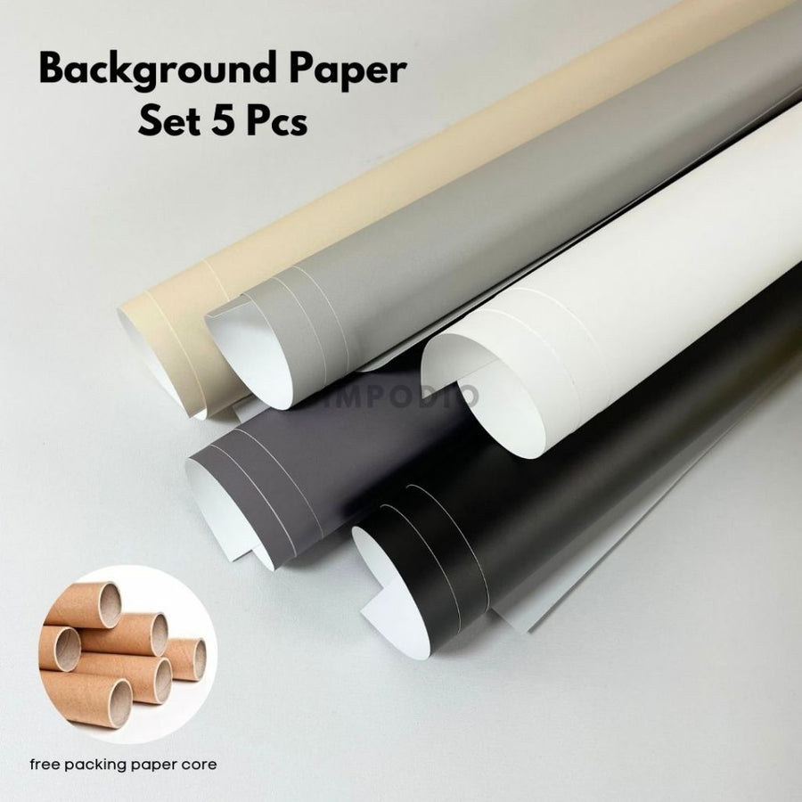 IMPODIO Paket 5 Warna Background Paper – Alas Foto