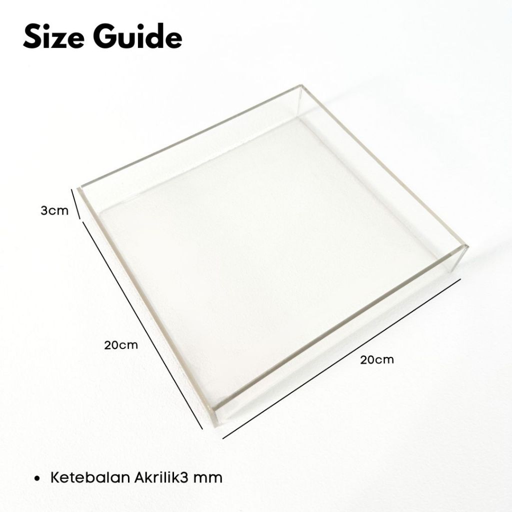 IMPODIO Water Tray Table-Photography Props Foto Air produk