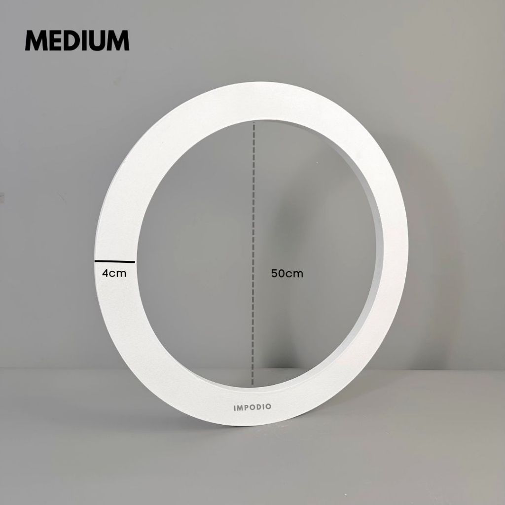 IMPODIO Geometry Big Circle 3 Variant Ukuran - Round Geometry Photo Props Product Aesthetic