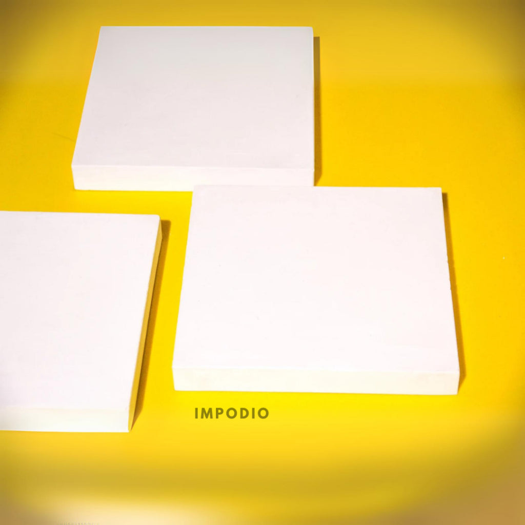 IMPODIO Podium Balok Kayu kotak - Display Produk Props Foto - geometry kubus