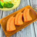 IMPODIO Sashimi Ikan Salmon Suhi Artificial Palsu - close up