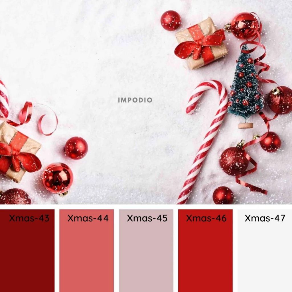 IMPODIO Alas Foto Lipat Motif Christmas Natal 43-47 - Background foto waterproof