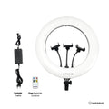 IMPODIO LED Ringlight JUMBO 45cm + Stand 2M – Lighting For Beauty - close up