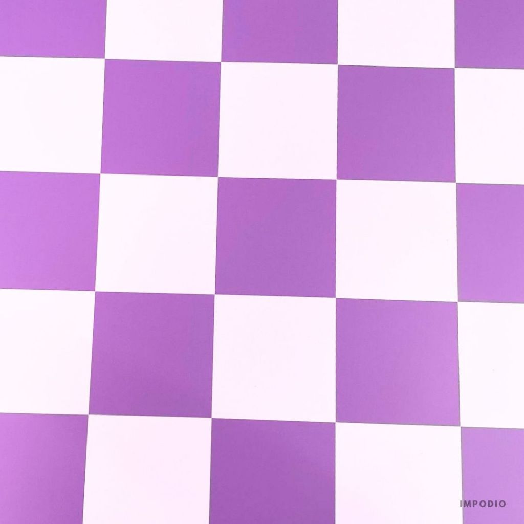 IMPODIO Background Paper Checkered Kotak-Kotak Ukuran 50x75cm - Alas Backdrop Seamless Photography