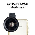 IMPODIO Macro Lens 2in1 Lensa Super Wide Angle Smartphone - detail produk