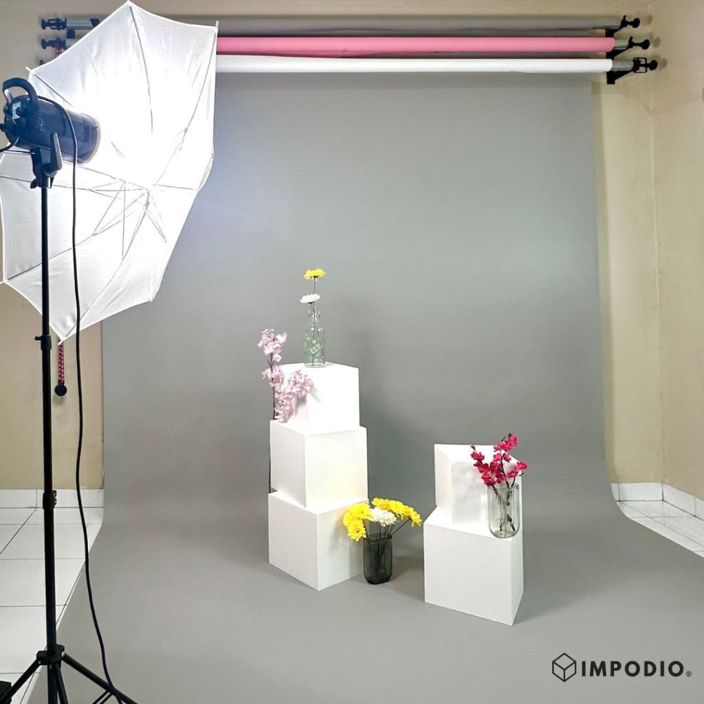 IMPODIO Podium Display Produk Kotak Kayu 2 Ukuran (30x30x30 cm & 25x25x25 cm) - Properti Photo Studio kubus kotak leveling