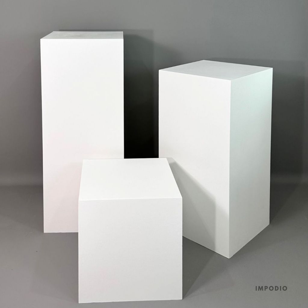 IMPODIO Kotak podium kubus SUPER JUMBO 120x50x50 cm - kokoh dan kuat bisa tahan 100kg - Properti Photo Studio