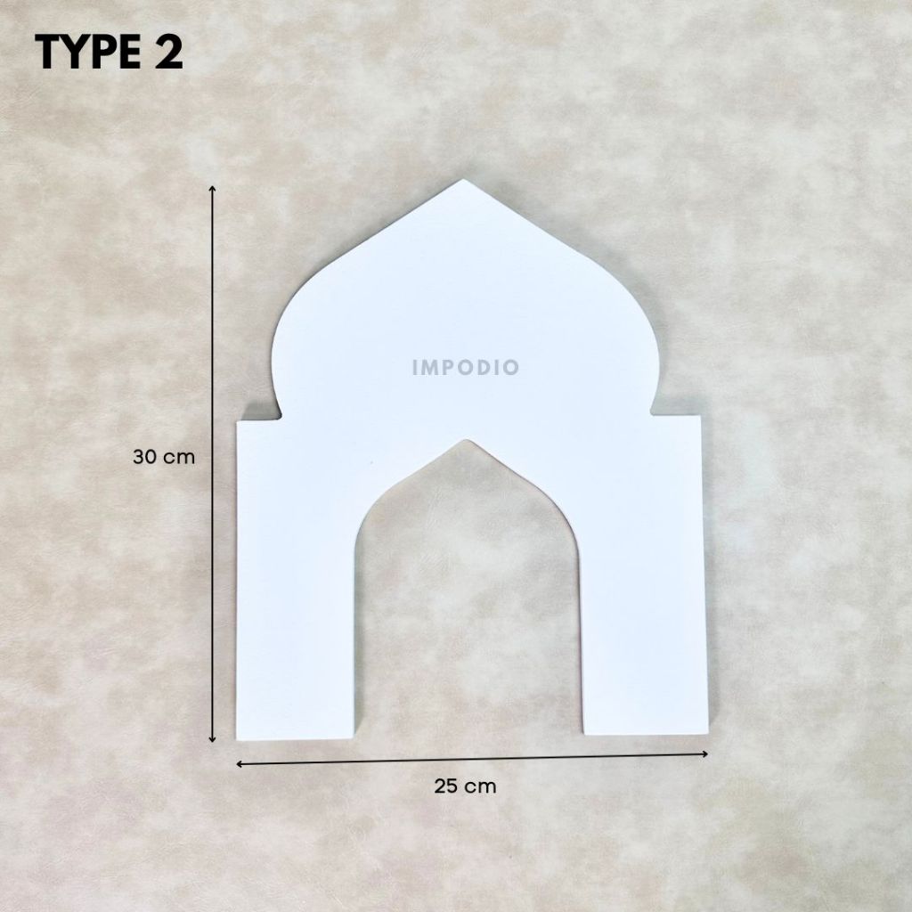 IMPODIO Props Ramadhan Tema Middle Eastern Town House - Dekorasi Eid Mubarak Idul Fitri