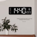 IMPODIO Jam Dinding Digital LED Alarm Timer Calendar Minimalist - lifestyle