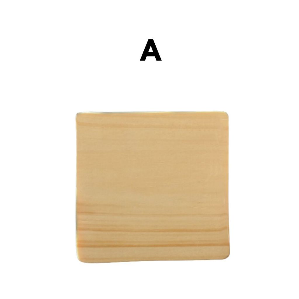 IMPODIO Tatakan Gelas kayu coaster - props foto