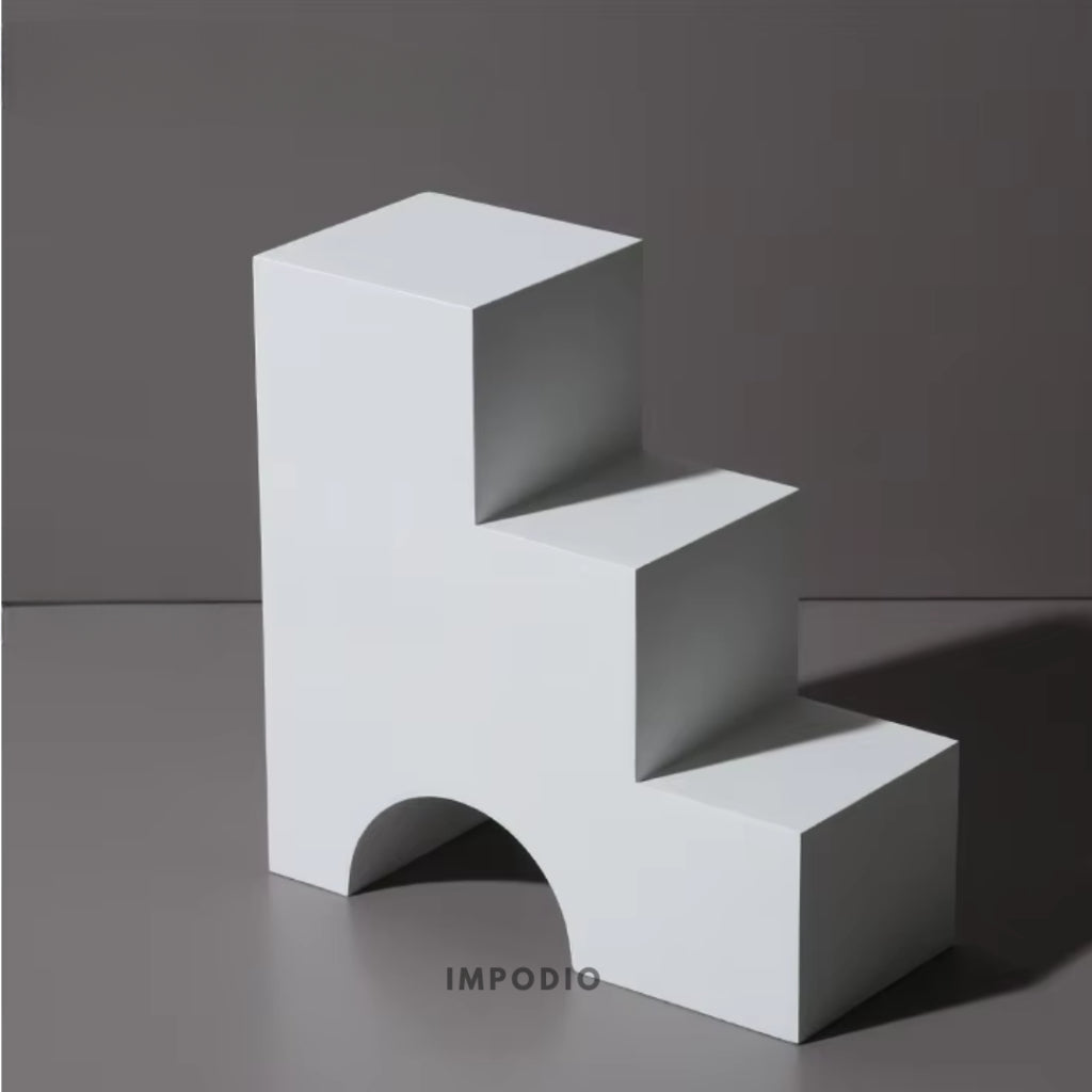 IMPODIO Geometry Tangga Kayu - Properti Display Foto Produk - arch  props photo