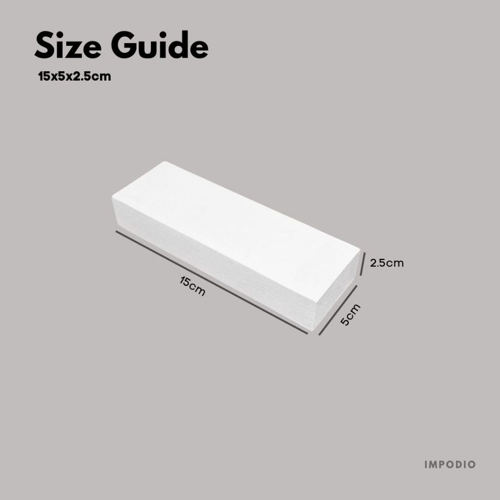 IMPODIO Podium display produk - kubus balok kotak kayu berbagai ukuran - props foto