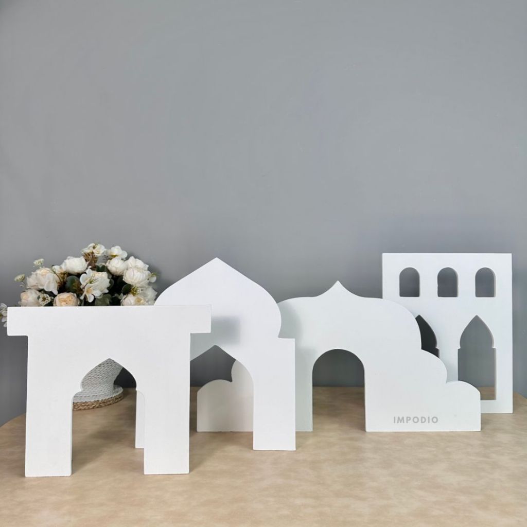 IMPODIO Props Ramadhan Tema Middle Eastern Town House - Dekorasi Eid Mubarak Idul Fitri