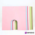 IMPODIO Hardboard Arch Geometry Wall Panel – Background - tampak samping