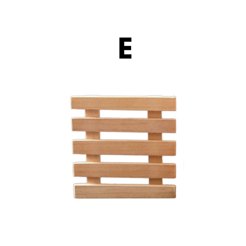 IMPODIO Tatakan Gelas kayu coaster - props foto