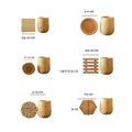 IMPODIO Tatakan Gelas kayu coaster - props foto - detail produk