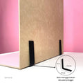 IMPODIO Background papan Ukuran 40x40 cm - dalam penggunaan
